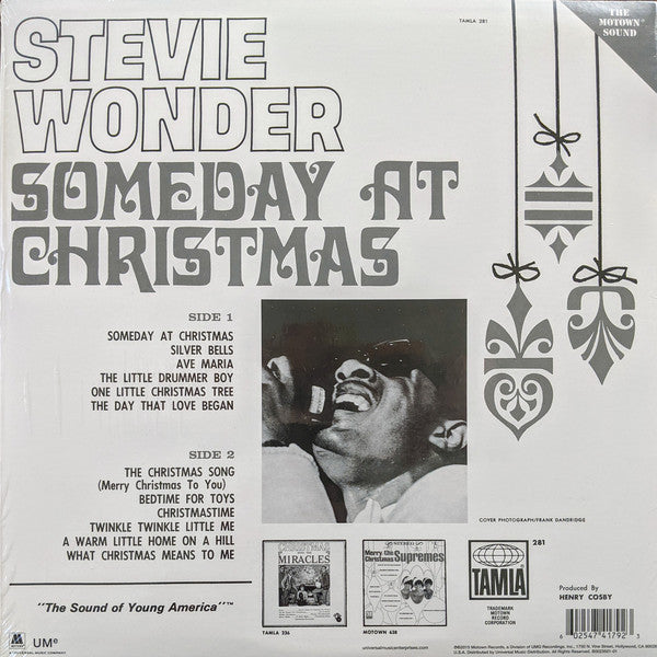 Stevie Wonder : Someday At Christmas (LP, Album, RE)