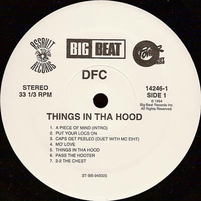 DFC (2) : Things In Tha Hood (LP, Album)