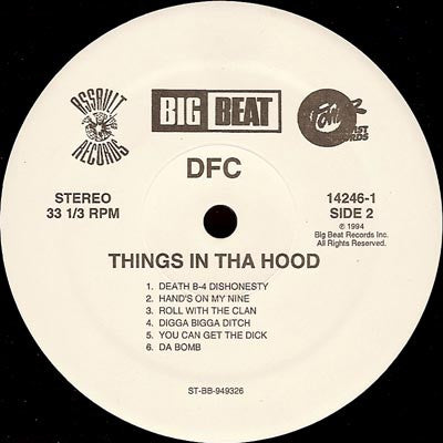 DFC (2) : Things In Tha Hood (LP, Album)