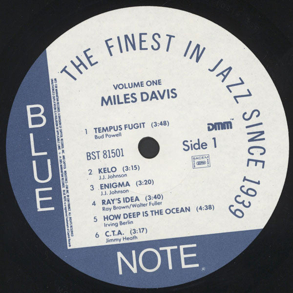 Miles Davis : Volume 1 (LP, Comp, Mono, RE, RM, DMM)