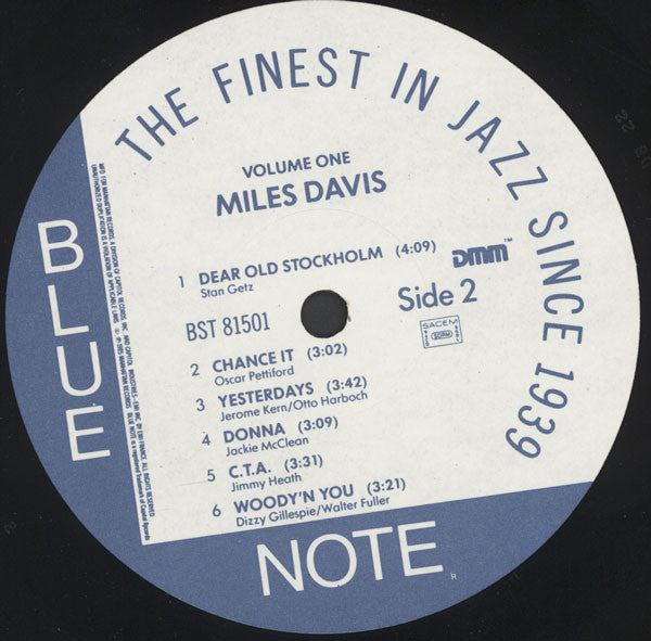 Miles Davis : Volume 1 (LP, Comp, Mono, RE, RM, DMM)