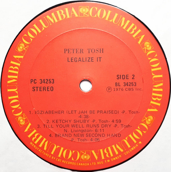 Peter Tosh : Legalize It (LP, Album)