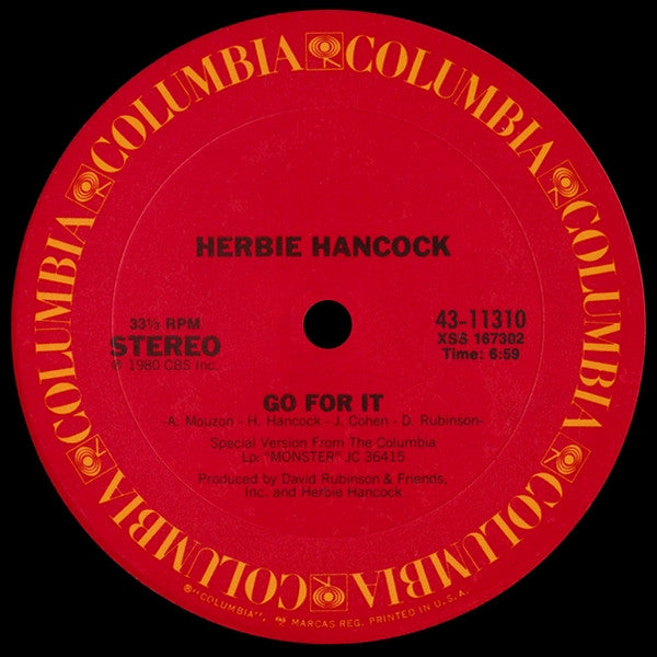 Herbie Hancock : Go For It / Stars In Your Eyes (12")