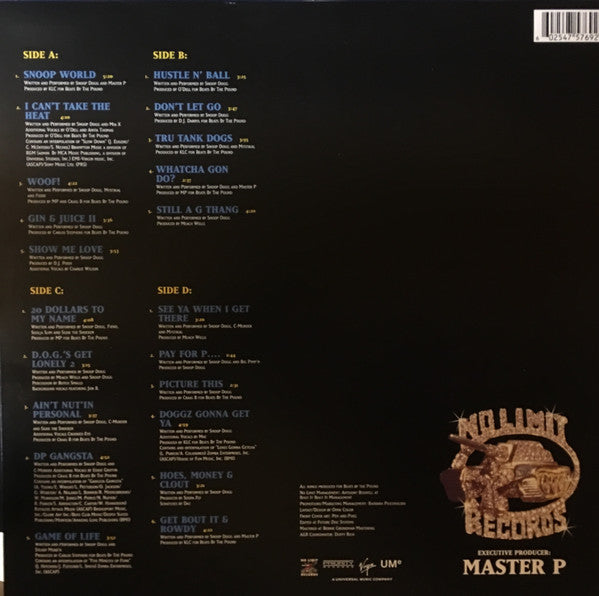 Snoop Dogg : Da Game Is To Be Sold, Not To Be Told (2xLP, Album, RE)