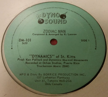 "Dynamics" Of St. Kitts : Zodiac Man (12", Single)