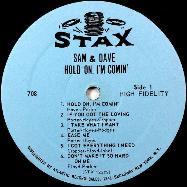 Sam & Dave : Hold On, I'm Comin' (LP, Album, Mono)