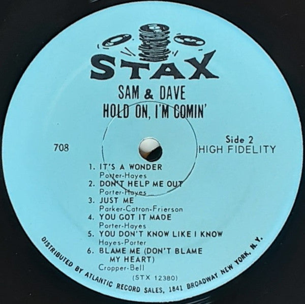 Sam & Dave : Hold On, I'm Comin' (LP, Album, Mono)