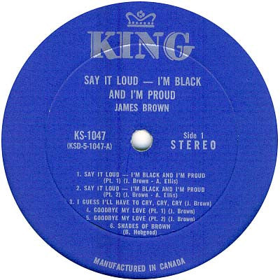 James Brown : Say It Loud I'm Black And I'm Proud (LP, Album)