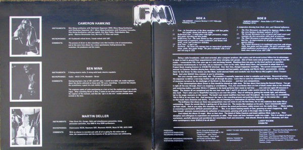 FM (3) : Direct To Disc (LP, Album, Ltd)