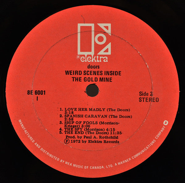 The Doors : Weird Scenes Inside The Gold Mine (2xLP, Comp, RE, Gat)