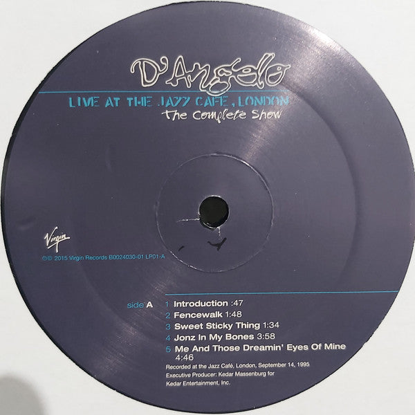 D'Angelo : Live At The Jazz Cafe, London: The Complete Show (2xLP, Album)