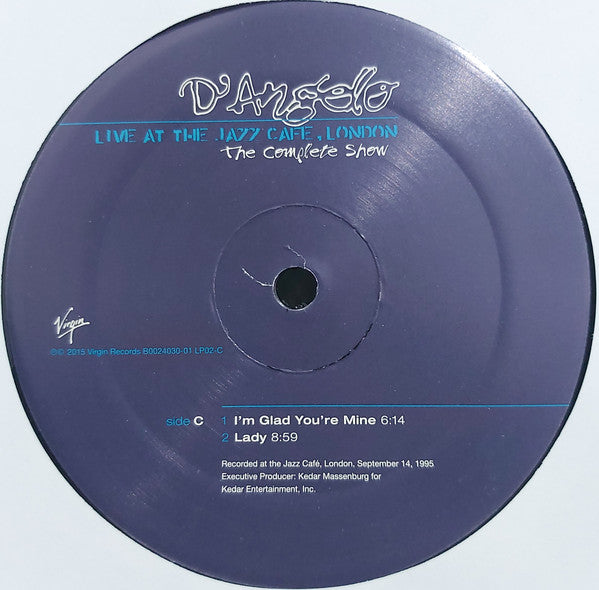 D'Angelo : Live At The Jazz Cafe, London: The Complete Show (2xLP, Album)