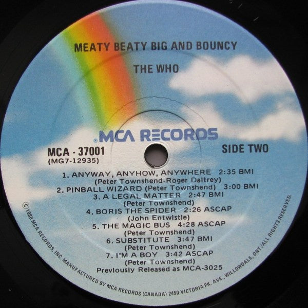 The Who : Meaty Beaty Big And Bouncy (LP, Comp, RE)
