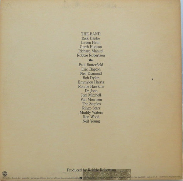 The Band : The Last Waltz (3xLP, Album)