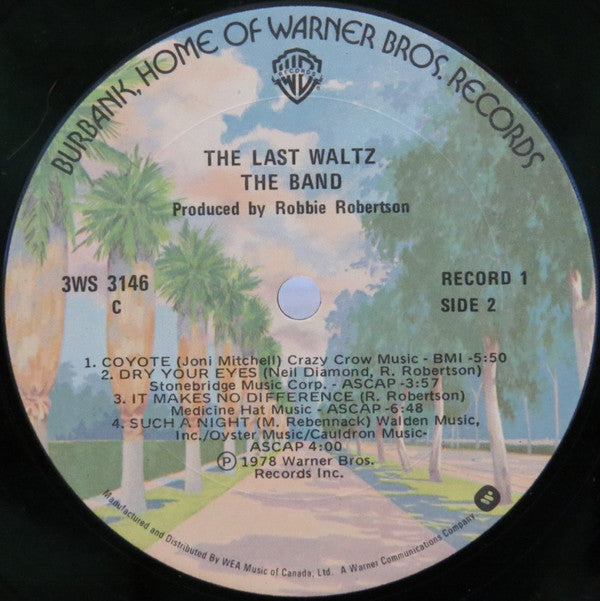 The Band : The Last Waltz (3xLP, Album)