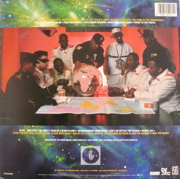 Public Enemy : Fear Of A Black Planet (LP, Album)