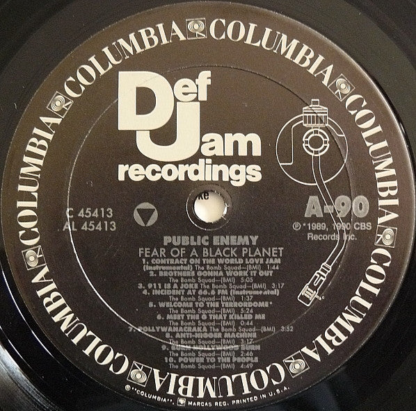 Public Enemy : Fear Of A Black Planet (LP, Album)