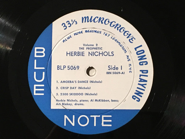 Herbie Nichols : The Prophetic Herbie Nichols Vol. 2 (10", Album, Mono)