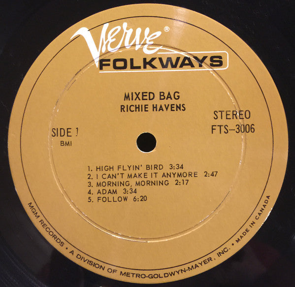 Richie Havens : Mixed Bag (LP, Album)