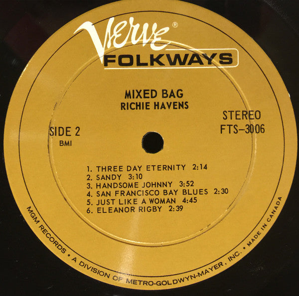 Richie Havens : Mixed Bag (LP, Album)