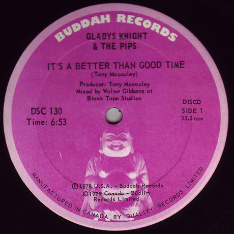 Gladys Knight And The Pips : It's A Better Than Good Time (12")