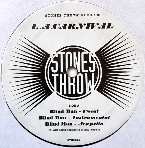 L.A. Carnival : Blind Man b/w Blind Man (12")