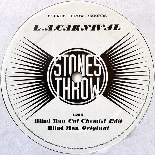 L.A. Carnival : Blind Man b/w Blind Man (12")