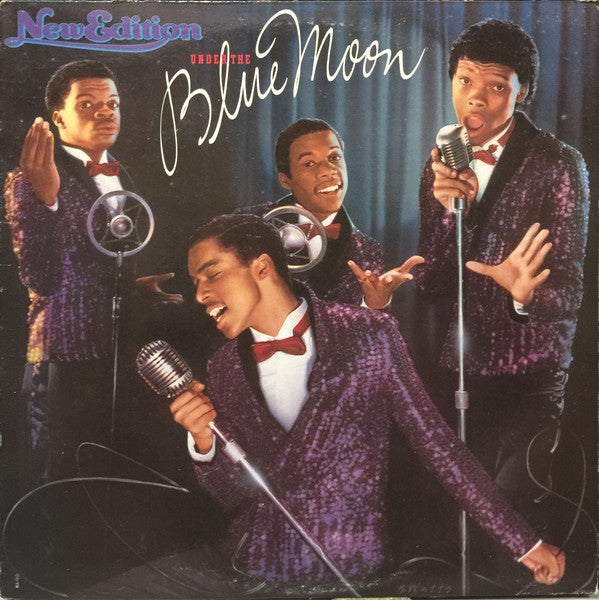 New Edition : Under The Blue Moon (LP, Album)