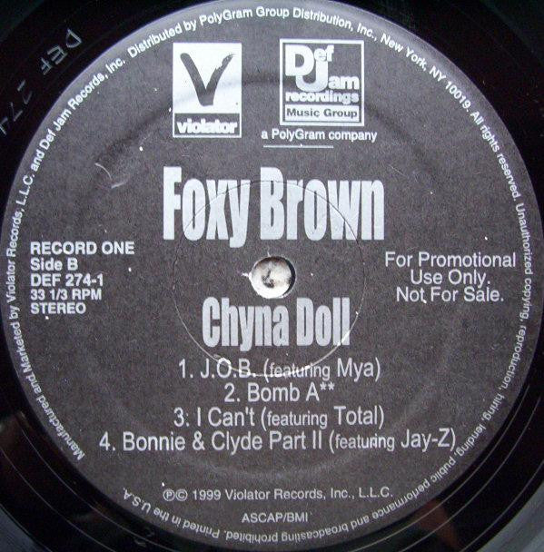 Foxy Brown : Chyna Doll (2xLP, Album, Promo, Cle)