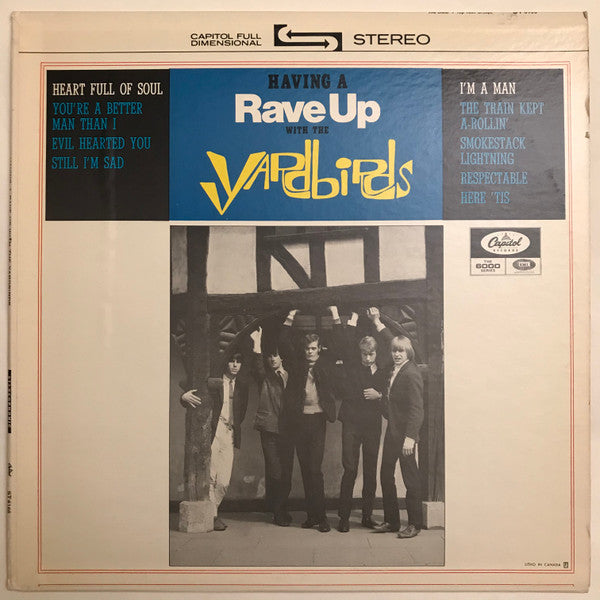The Yardbirds : Having A Rave Up With The Yardbirds (LP, Album)