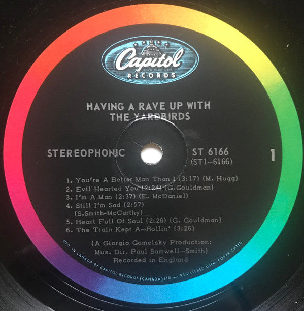 The Yardbirds : Having A Rave Up With The Yardbirds (LP, Album)