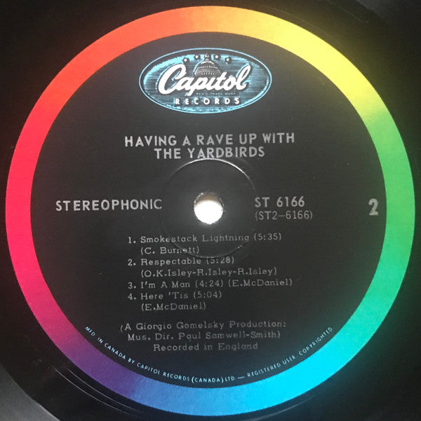 The Yardbirds : Having A Rave Up With The Yardbirds (LP, Album)