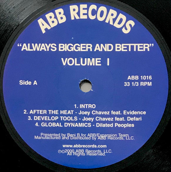 Various : Always Bigger And Better Vol. 1 (2xLP, Comp)