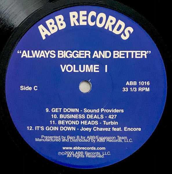 Various : Always Bigger And Better Vol. 1 (2xLP, Comp)