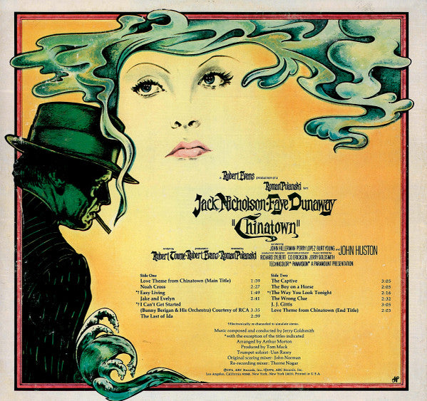 Jerry Goldsmith : Chinatown (Original Motion Picture Soundtrack) (LP, Album)