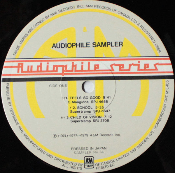 Various : Audiophile Series (LP, Comp, Promo, Smplr)