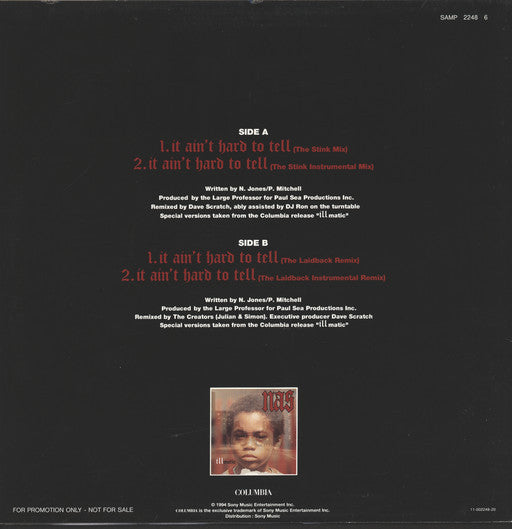 Nas : It Ain't Hard To Tell (The UK Remixes) (12")