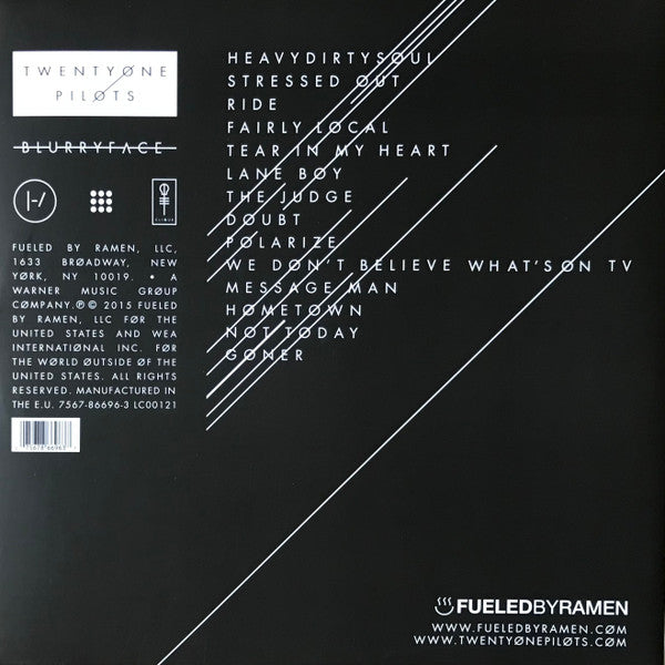 Twenty One Pilots : Blurryface (2xLP, Album)
