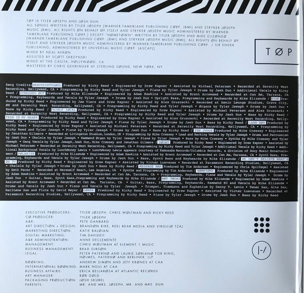 Twenty One Pilots : Blurryface (2xLP, Album)