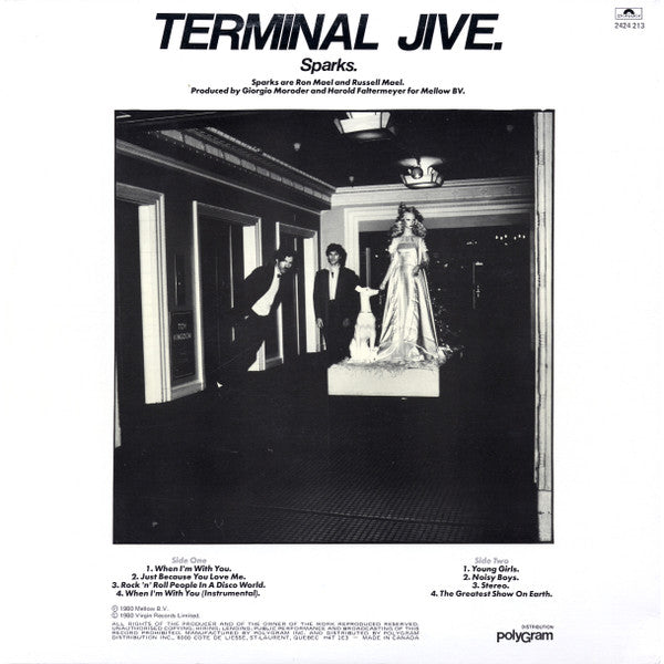 Sparks : Terminal Jive (LP, Album)