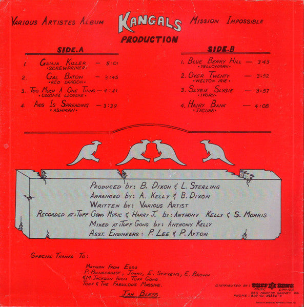 Various : Kangals Mission Impossible Vol.1 (LP, Comp)