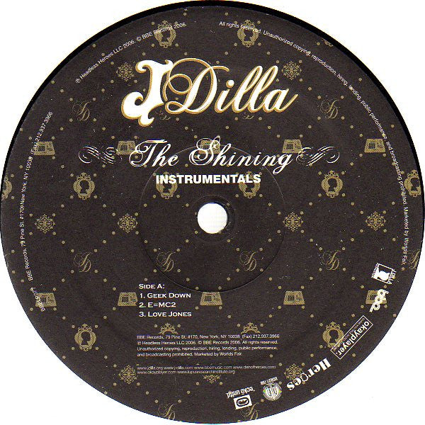 J Dilla : The Shining Instrumentals (2xLP, Album)