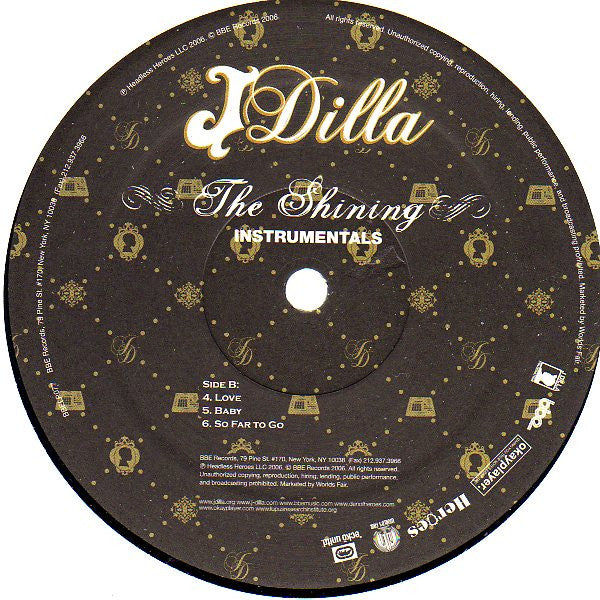 J Dilla : The Shining Instrumentals (2xLP, Album)