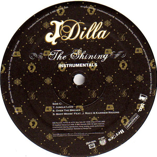 J Dilla : The Shining Instrumentals (2xLP, Album)