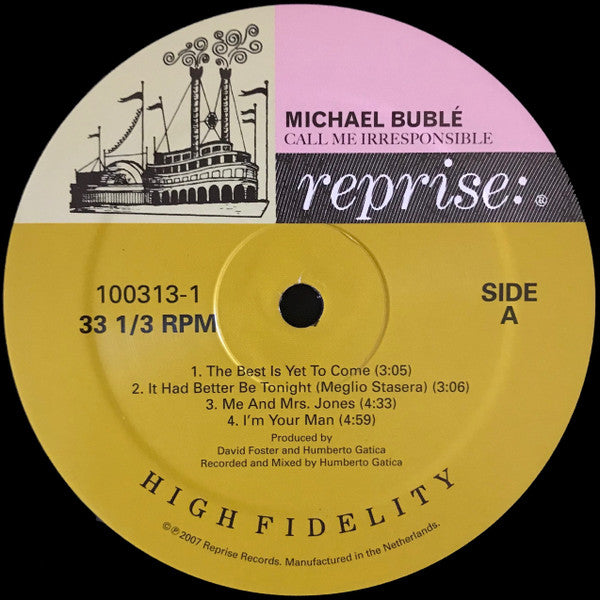 Michael Bublé : Call Me Irresponsible (LP + LP, S/Sided, Etch)