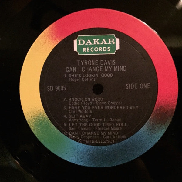 Tyrone Davis : Can I Change My Mind (LP, Album, CT )