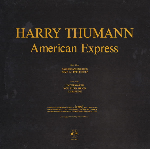 Harry Thumann : American Express (LP, Album)