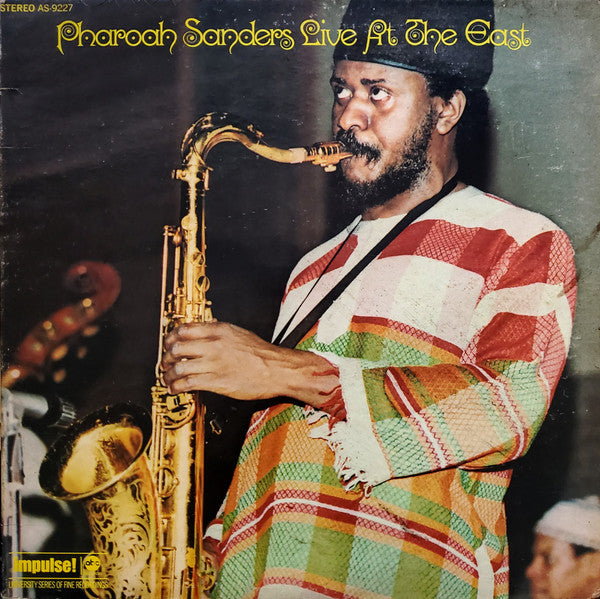 Pharoah Sanders : Live At The East (LP, Album, Ind)