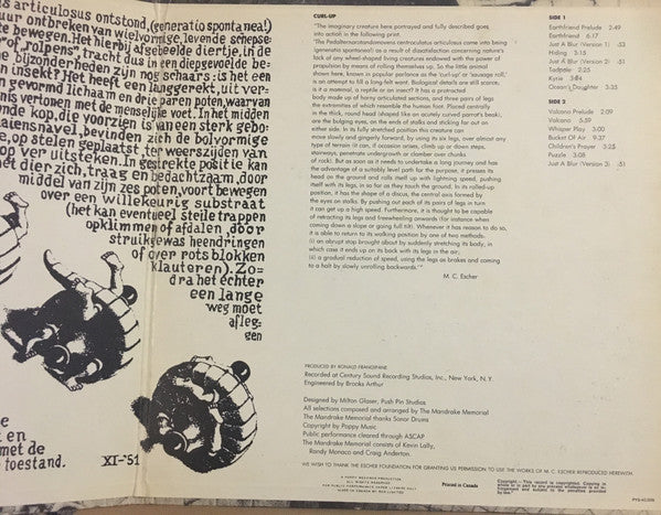 The Mandrake Memorial : Puzzle (LP, Album)