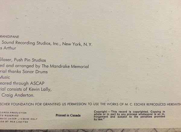 The Mandrake Memorial : Puzzle (LP, Album)